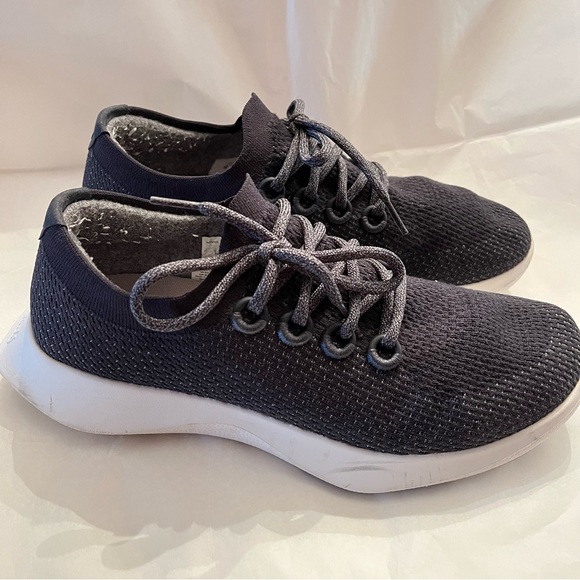 Allbirds TD Tree Dasher Navy Blue Athletic Sneakers Size 10.5 ~EUC - Picture 5 of 5